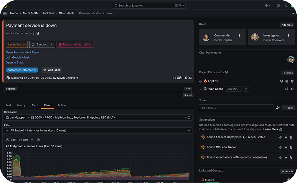 Tableau de bord d&rsquo;observabilit&eacute; e-commerce